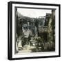 Meiringen (Switzerland), the Waterfalls of Muhlibach and Alpbach Seen from the Village, Circa 1865-Leon, Levy et Fils-Framed Photographic Print