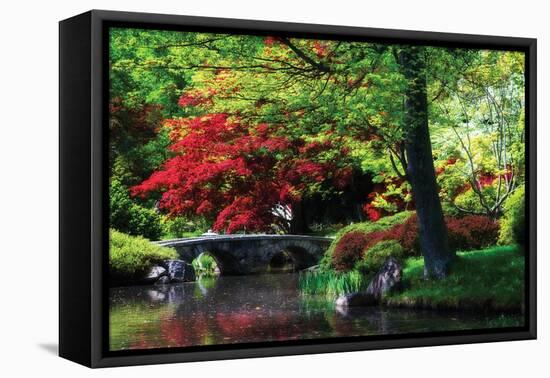 Meisho Garden I-Alan Hausenflock-Framed Stretched Canvas