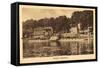 Meißen, Dampfer Bodenbach Auf Der Elbe, Geipelburg-null-Framed Stretched Canvas