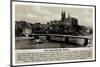 Meißen, Dampfschiff Bodenbach, FlUSS Elbe, Dom, Brücke-null-Mounted Giclee Print