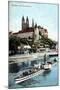 Meissen, Ein Dampfer Auf Der Elbe, Albrechtsburg-null-Mounted Giclee Print