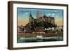 Meißen Elbe, Abrechtsburg, Dampfer Tetschen, Dom-null-Framed Giclee Print