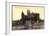 Meißen Elbe, Dampfer Karlsbad, Albrechtsburg, Dom-null-Framed Giclee Print