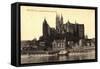 Meißen Elbe, Dampfer Karlsbad, Albrechtsburg, Dom-null-Framed Stretched Canvas