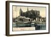 Meißen Elbe, Königl. Albrechtsburg,Dampfer Bodenbach-null-Framed Giclee Print