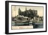 Meißen Elbe, Königl. Albrechtsburg,Dampfer Bodenbach-null-Framed Giclee Print