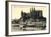 Meißen Sachsen, Dampfer Schandau, Albrechtsburg-null-Framed Giclee Print