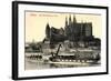 Meißen Sachsen, Dampfer Schandau, Albrechtsburg-null-Framed Giclee Print