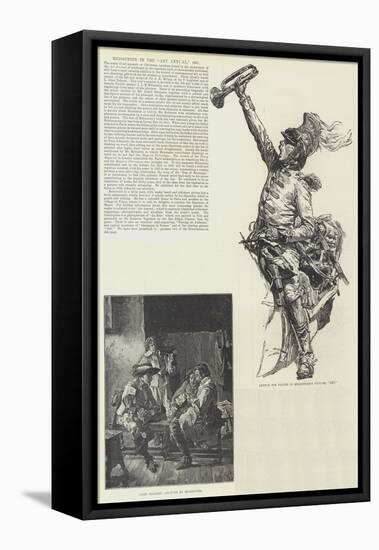 Meissonier in the Art Annual, 1887-Jean-Louis Ernest Meissonier-Framed Stretched Canvas