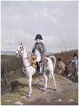 Napoleon at the Head of His Staff During the Campaign of France-Meissonier-Mounted Art Print