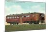 Mekeen Motor Rail Car-null-Mounted Art Print