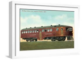 Mekeen Motor Rail Car-null-Framed Art Print