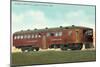 Mekeen Motor Rail Car-null-Mounted Art Print