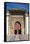 Meknes, Morocco, Exterior of Mausoleum of Mouley Idriss-Bill Bachmann-Framed Stretched Canvas