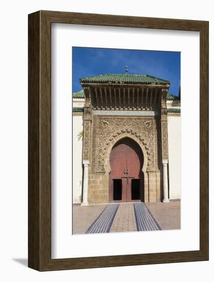 Meknes, Morocco, Exterior of Mausoleum of Mouley Idriss-Bill Bachmann-Framed Photographic Print