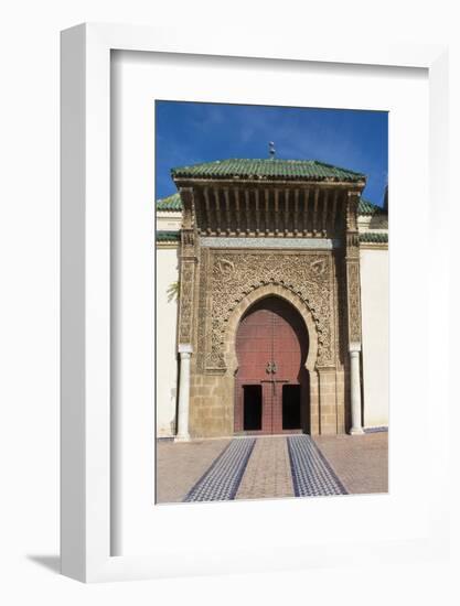 Meknes, Morocco, Exterior of Mausoleum of Mouley Idriss-Bill Bachmann-Framed Photographic Print