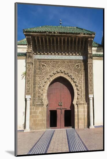 Meknes, Morocco, Exterior of Mausoleum of Mouley Idriss-Bill Bachmann-Mounted Photographic Print