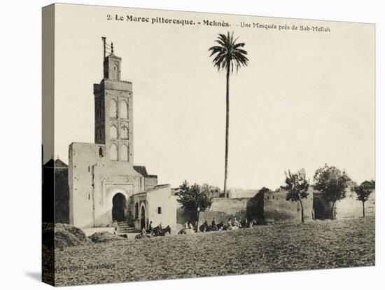 Meknes, Morocco - Mosque Close to the Mellah Gate-null-Stretched Canvas