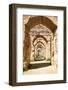 Meknes, Morocco. Stone archways at the Royal Stables-Jolly Sienda-Framed Photographic Print