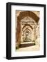 Meknes, Morocco. Stone archways at the Royal Stables-Jolly Sienda-Framed Photographic Print