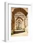 Meknes, Morocco. Stone archways at the Royal Stables-Jolly Sienda-Framed Photographic Print