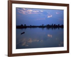 Mekong River and 4000 Islands, Laos, Indochina, Southeast Asia, Asia-Colin Brynn-Framed Photographic Print