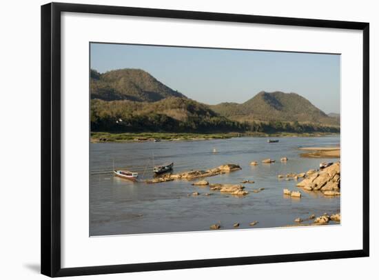 Mekong River, Luang Prabang, Laos, Indochina, Southeast Asia, Asia-Ben Pipe-Framed Photographic Print