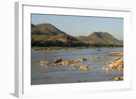 Mekong River, Luang Prabang, Laos, Indochina, Southeast Asia, Asia-Ben Pipe-Framed Photographic Print