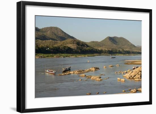 Mekong River, Luang Prabang, Laos, Indochina, Southeast Asia, Asia-Ben Pipe-Framed Photographic Print