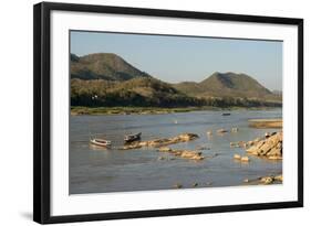 Mekong River, Luang Prabang, Laos, Indochina, Southeast Asia, Asia-Ben Pipe-Framed Photographic Print