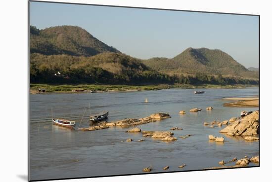Mekong River, Luang Prabang, Laos, Indochina, Southeast Asia, Asia-Ben Pipe-Mounted Photographic Print