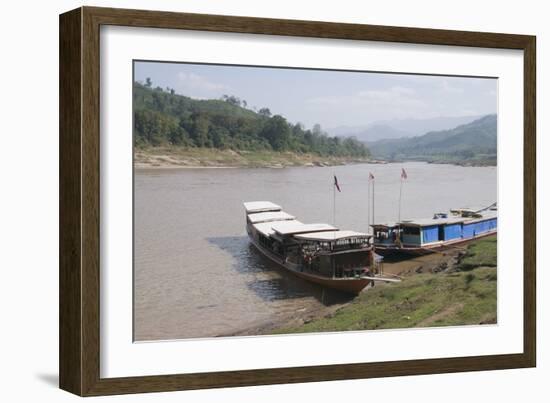 Mekong River, Near Luang Prabang, Laos-Robert Harding-Framed Photographic Print