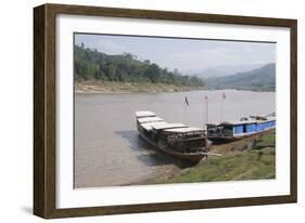 Mekong River, Near Luang Prabang, Laos-Robert Harding-Framed Photographic Print