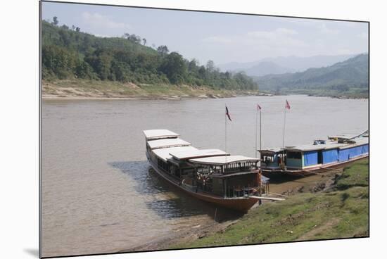 Mekong River, Near Luang Prabang, Laos-Robert Harding-Mounted Photographic Print