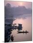 Mekong River, River Boat Houses, Thailand-Steve Vidler-Mounted Photographic Print