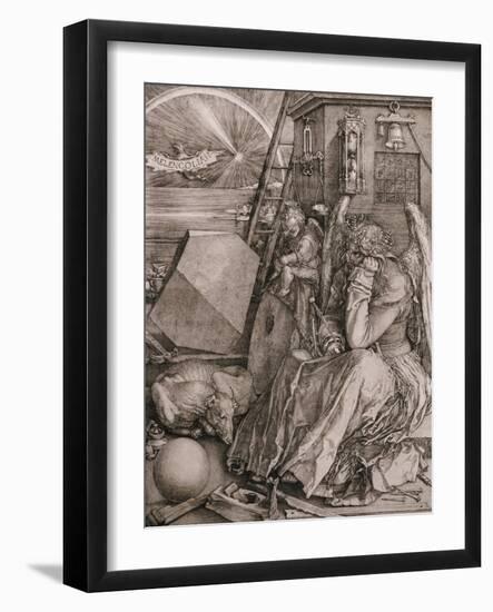 Melancholia, 1513-Albrecht Dürer-Framed Giclee Print