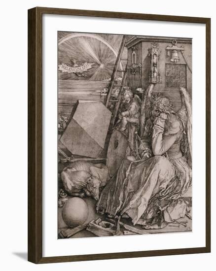 Melancholia, 1513-Albrecht Dürer-Framed Giclee Print