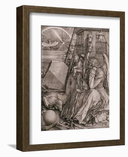 Melancholia, 1513-Albrecht Dürer-Framed Premium Giclee Print