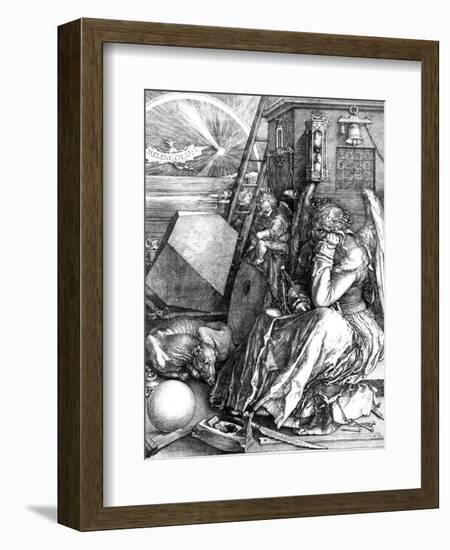 Melancholia, 1514-Albrecht Dürer-Framed Giclee Print