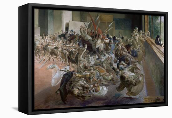 Melancholia, 1890/94-Jacek Malczewski-Framed Stretched Canvas