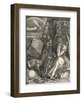 Melancholia I-Albrecht Dürer-Framed Art Print