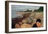 Melancholy, 1891-Edvard Munch-Framed Giclee Print