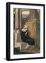 Melancholy by John Fletcher-Robert Anning Bell-Framed Giclee Print