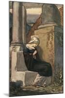 Melancholy by John Fletcher-Robert Anning Bell-Mounted Giclee Print