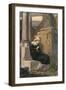 Melancholy by John Fletcher-Robert Anning Bell-Framed Premium Giclee Print