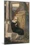 Melancholy by John Fletcher-Robert Anning Bell-Mounted Premium Giclee Print