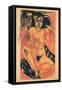 Melancholy Girl-Ernst Ludwig Kirchner-Framed Stretched Canvas