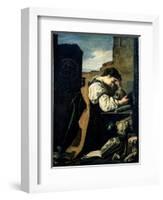 Melancholy-Domenico Fetti-Framed Giclee Print