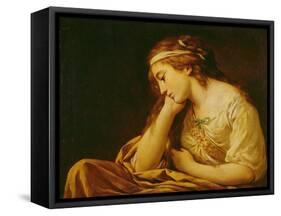 Melancholy-Louis Jean Francois I Lagrenee-Framed Stretched Canvas