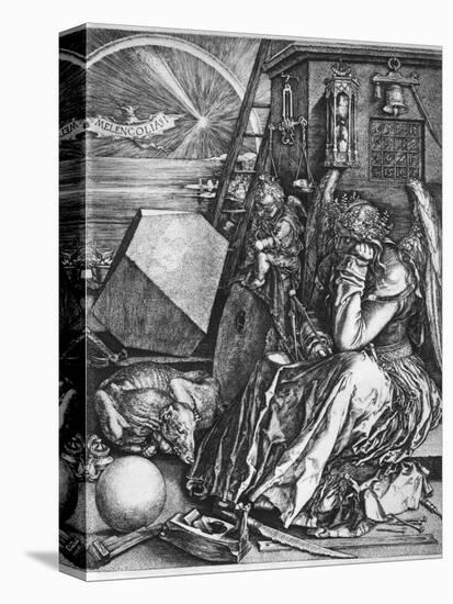 Melancolia, 1514-Albrecht Durer-Stretched Canvas